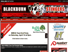 Tablet Screenshot of blackburnstingers.com